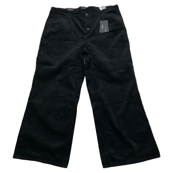 NWT Vero Moda Black Corduroy Pants size 20 - Picture 1 of 7